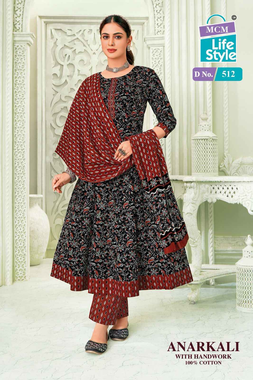 MCM Lifestyle Anarkali Vol-5 Cotton Readymade Suit (10 pcs Catalogue)