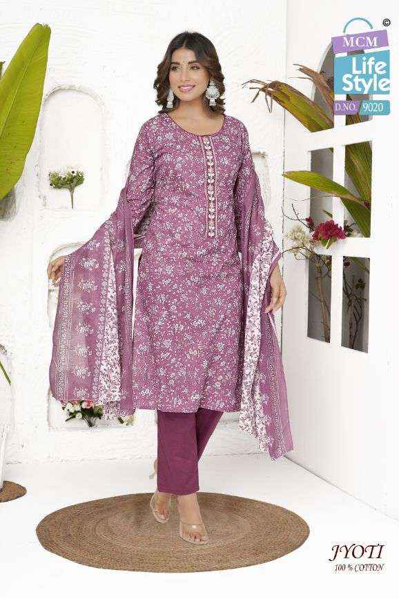 MCM Lifestyle Jyoti Readymade Cotton Dress 16 pcs Catalogue