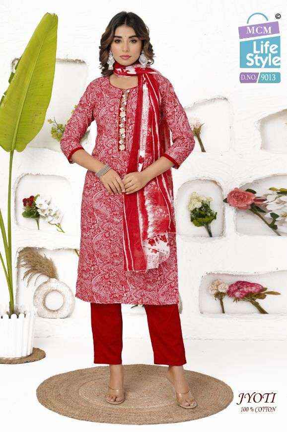 MCM Lifestyle Jyoti Readymade Cotton Dress 16 pcs Catalogue