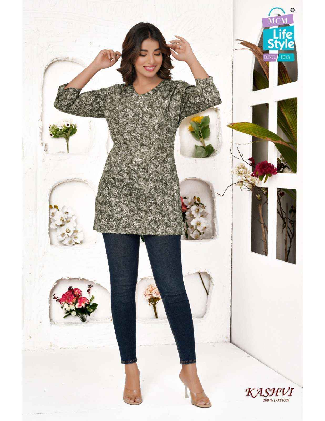 MCM Lifestyle Kashvi Hit List Short Cotton Kurti (20 pcs Catalogue)
