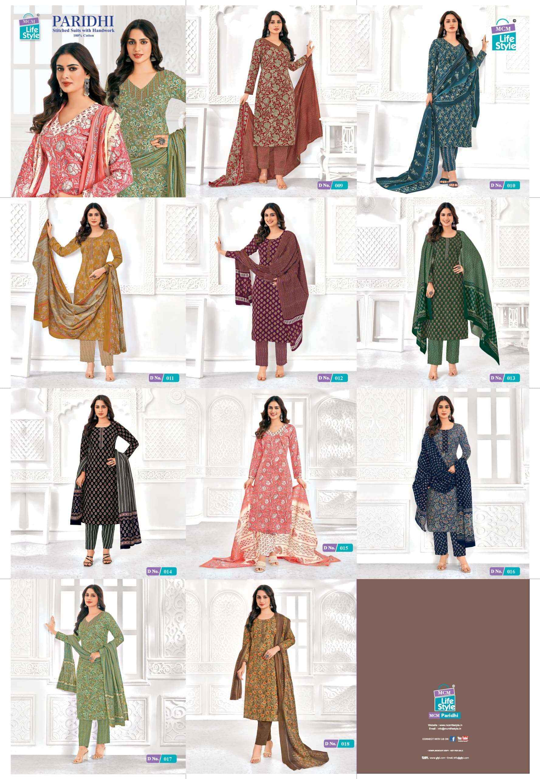 MCM Lifestyle Paridhi Readymade Cotton Dress 10 pcs Catalogue