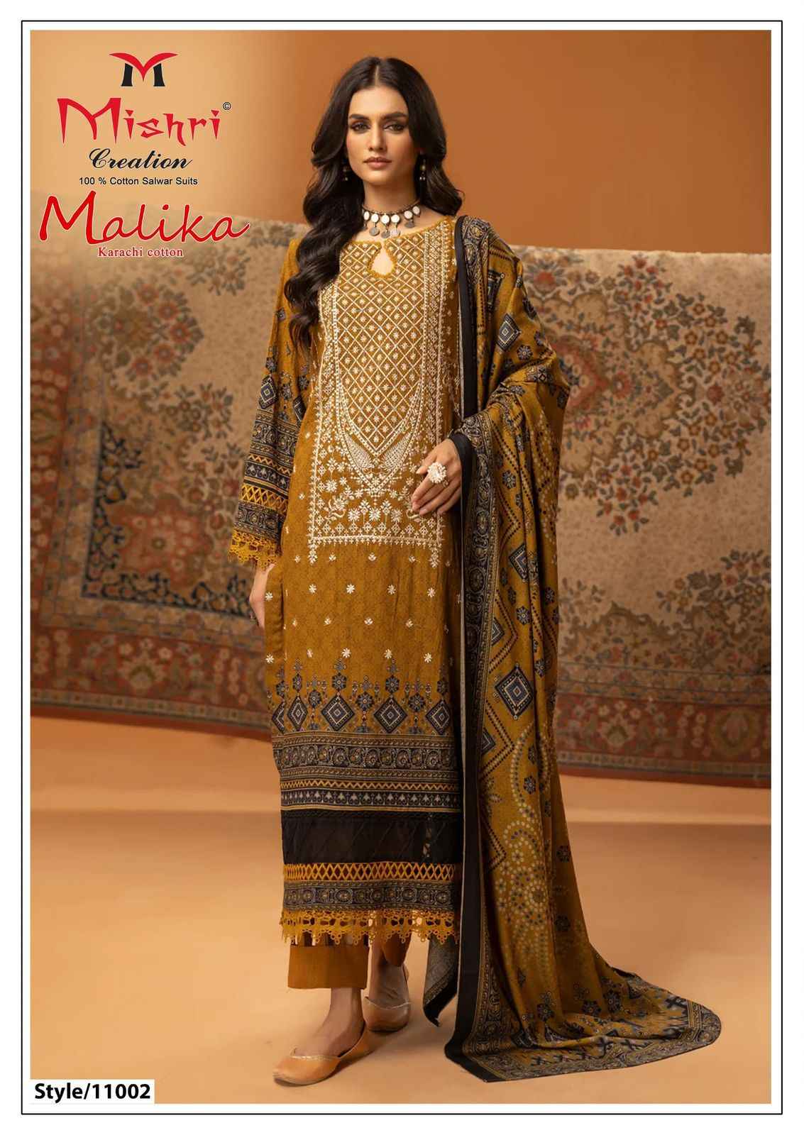 Mishri Creation Malika Vol 11 Cotton Dress Material 6 pcs Catalogue