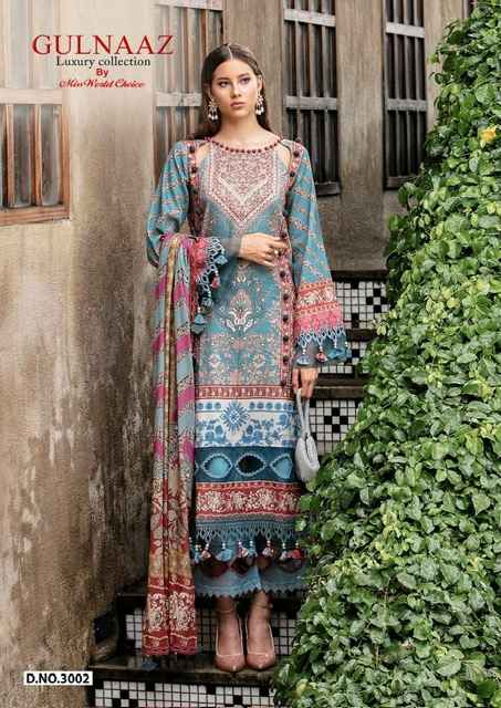Miss World Choice Gulnaaz Vol 3 Cotton Dress Material 6 pcs Catalogue