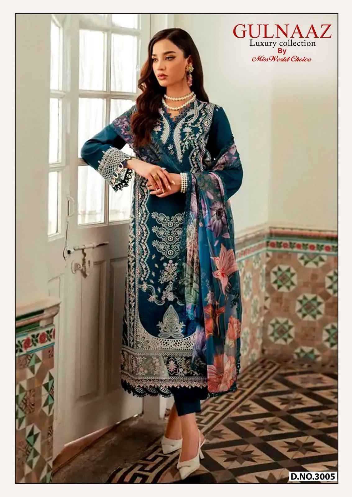 Miss World Choice Gulnaaz Vol 3 Cotton Dress Material 6 pcs Catalogue