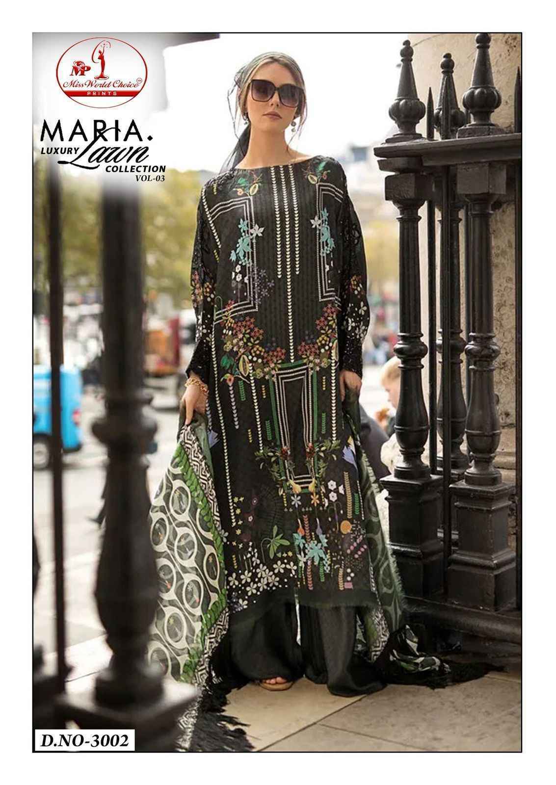 Miss World Choice Maria Vol-3 Cotton Dress Material (6 pcs Catalogue)