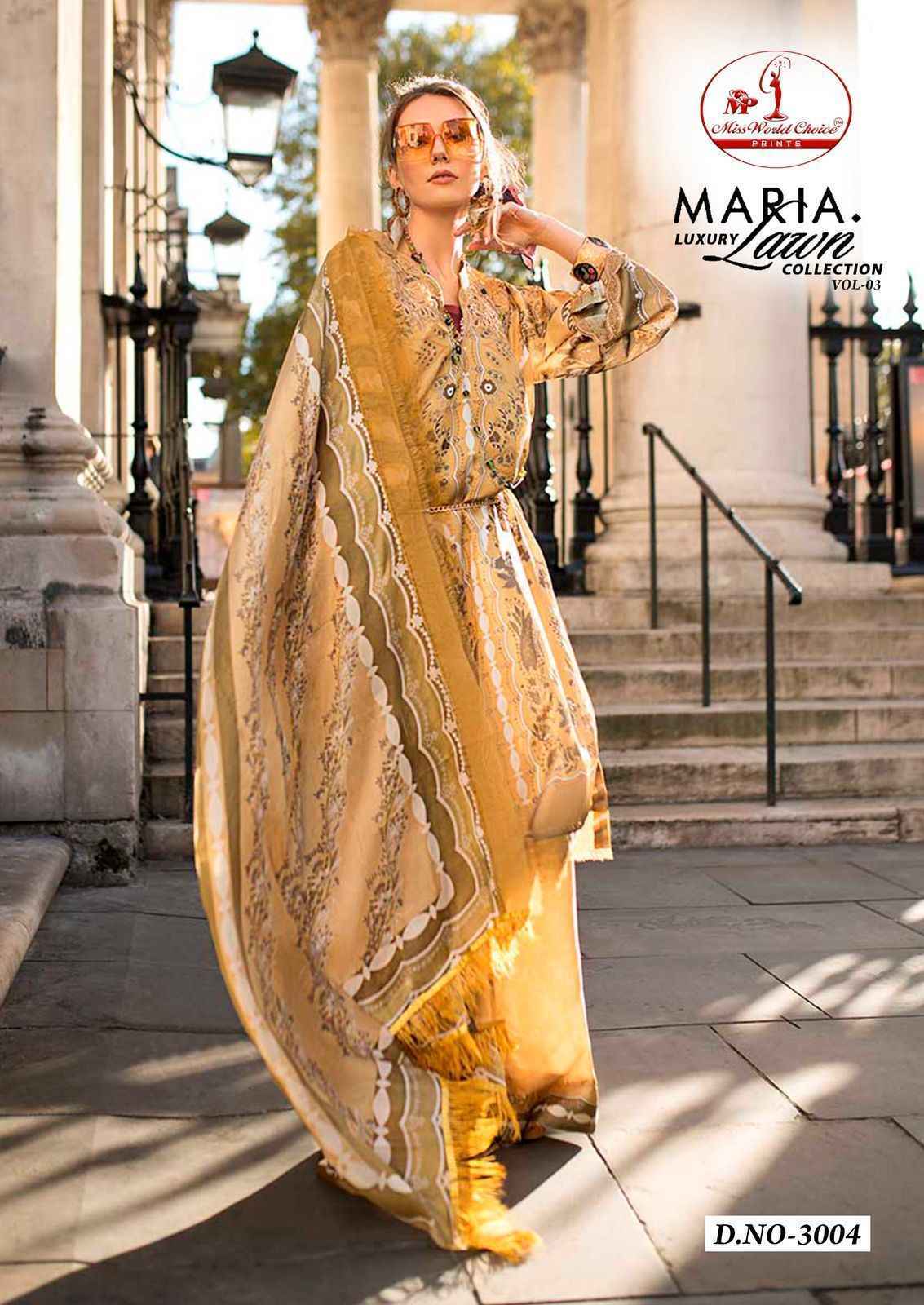 Miss World Choice Maria Vol-3 Cotton Dress Material (6 pcs Catalogue)