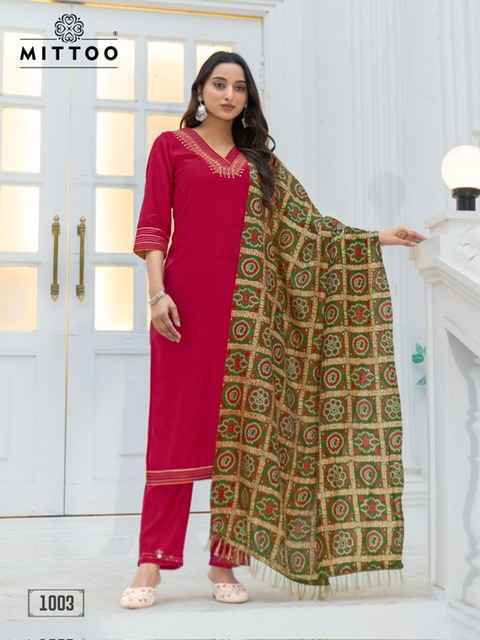 Mittoo Nitika Vetican Kurti Combo 6 pcs Catalogue