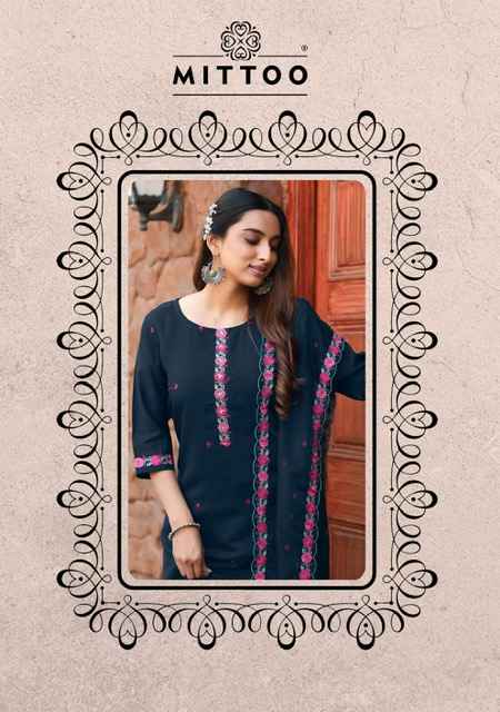 Mittoo Saanj Modal Silk Kurti Combo 5 pcs Catalogue