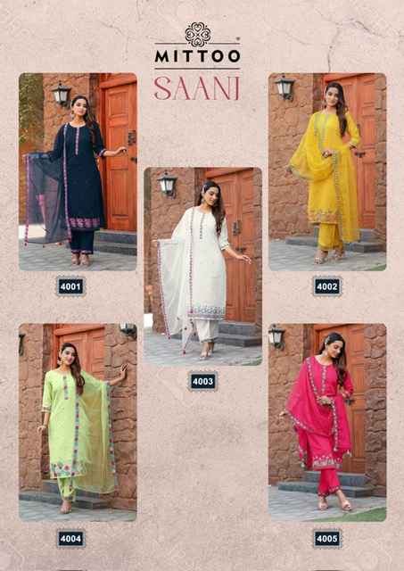 Mittoo Saanj Modal Silk Kurti Combo 5 pcs Catalogue