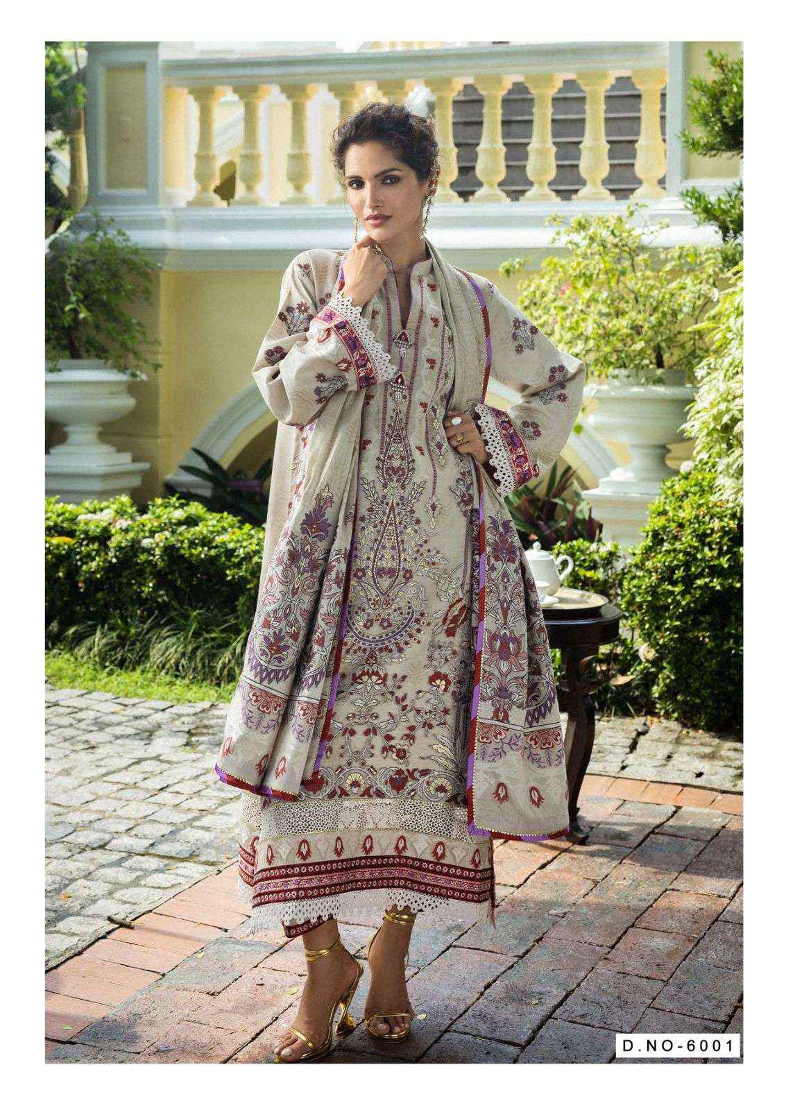 Mizaj Qurbat Vol 6 Cotton Dress Material 6 pcs Catalogue