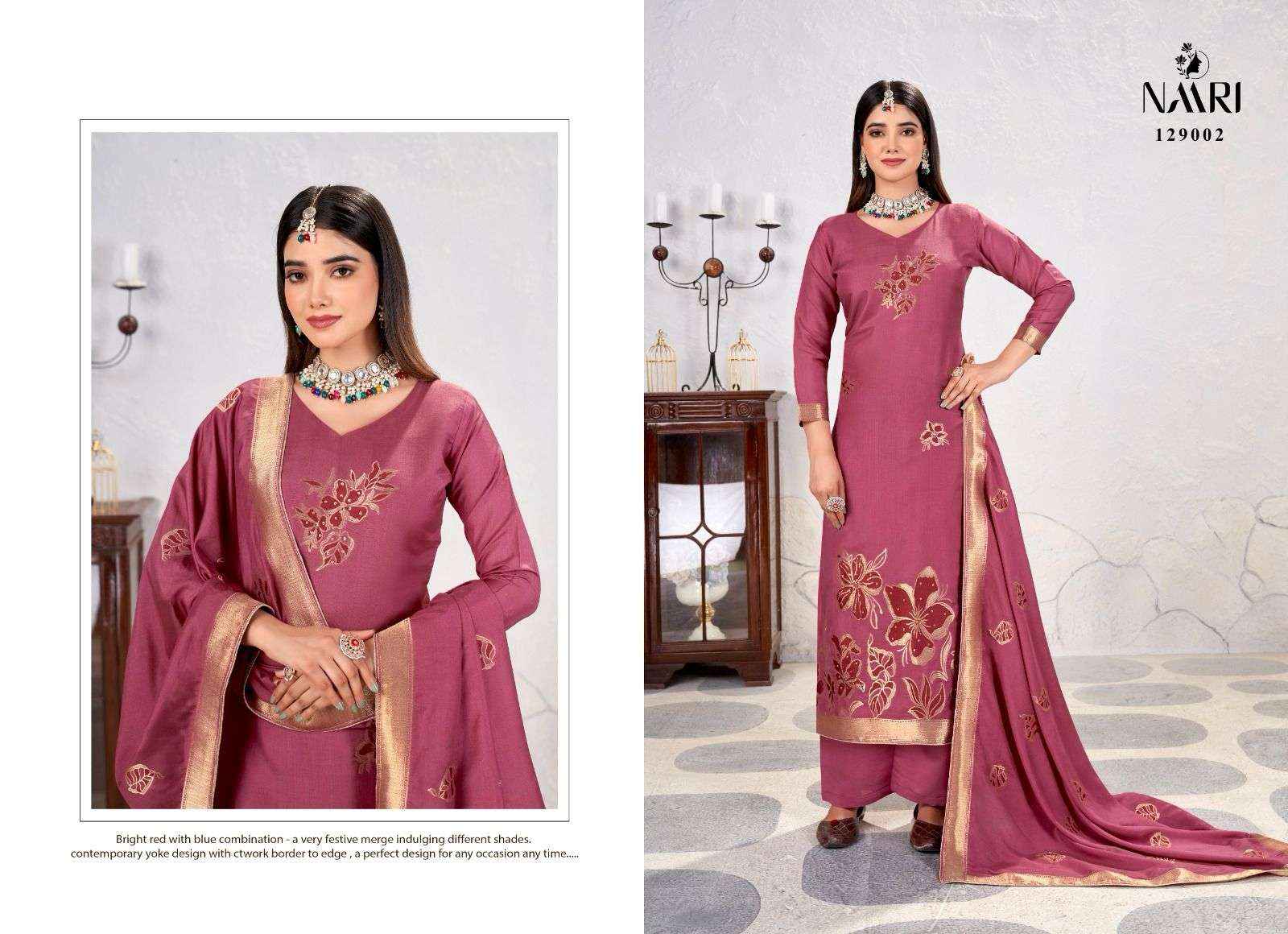 Naari Chhaava Musline Jacquard Dress Material 3 pcs Catalogue