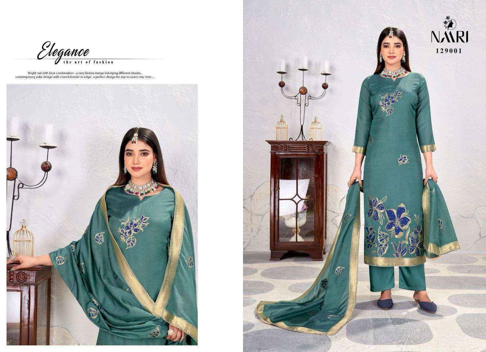 Naari Chhaava Musline Jacquard Dress Material 3 pcs Catalogue