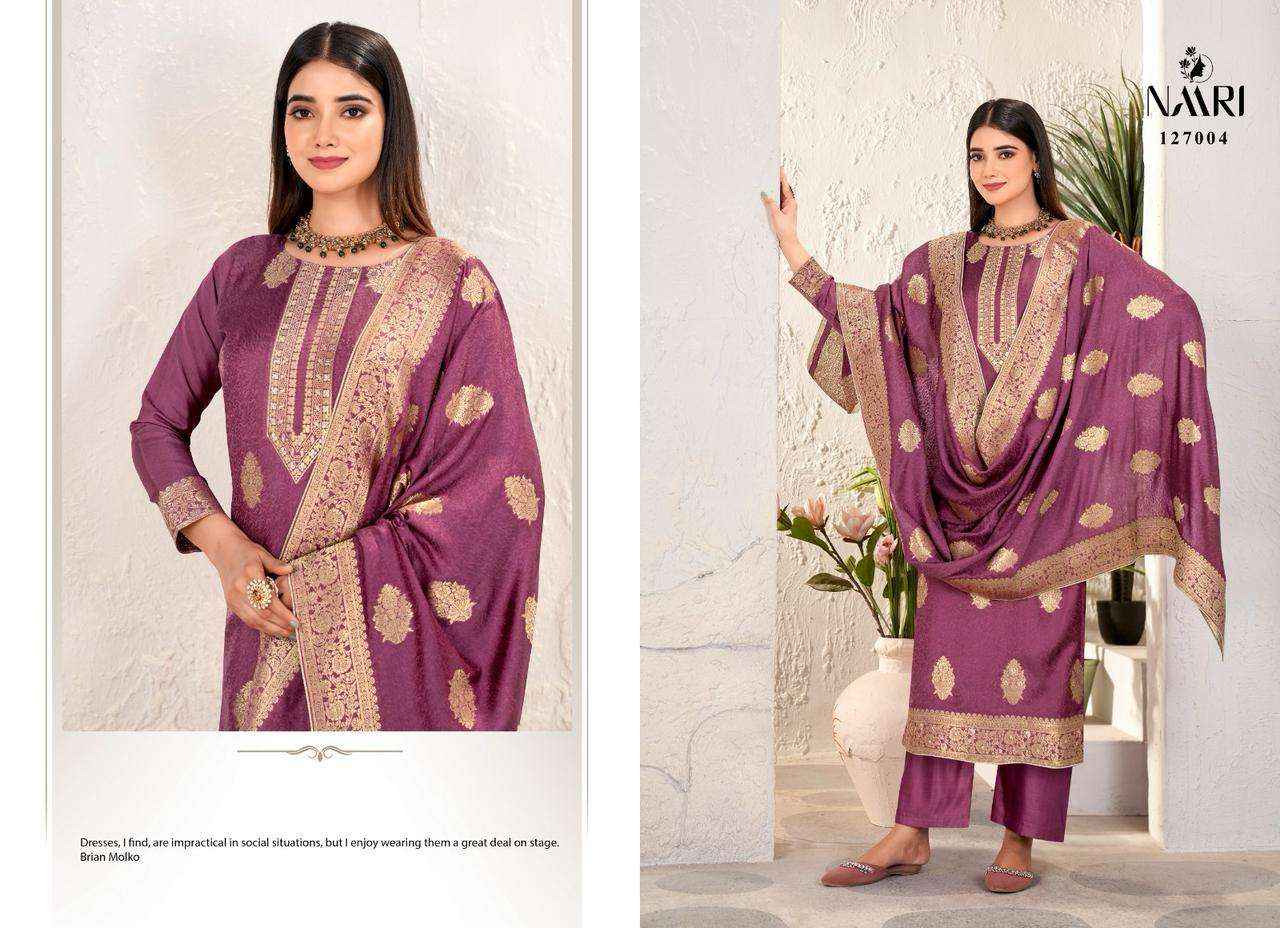 Naari Mehar Vol 9 Muslin Dress Material 4 pcs Catalogue
