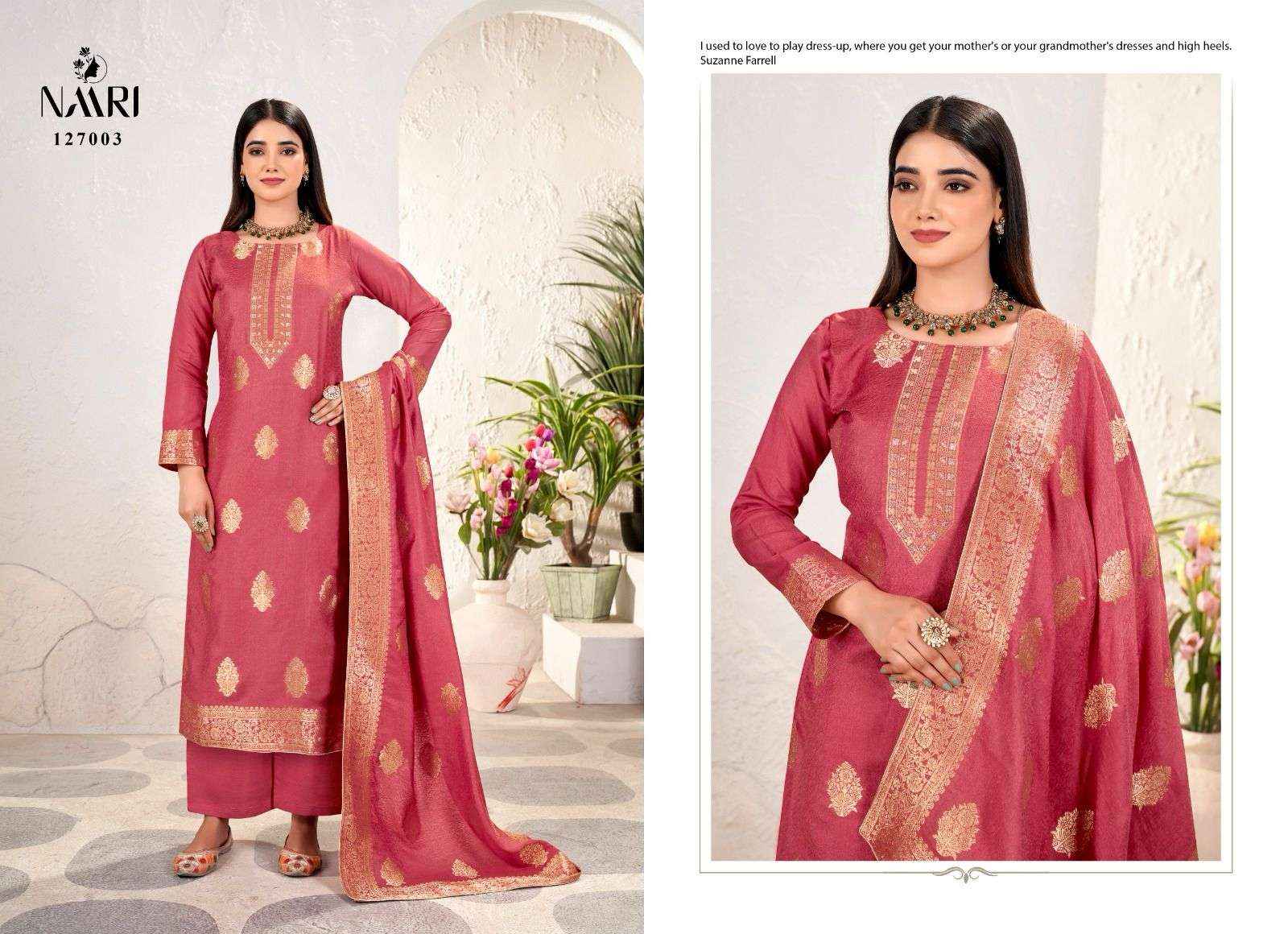 Naari Mehar Vol 9 Muslin Dress Material 4 pcs Catalogue