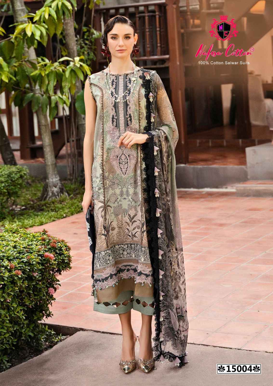 Nafisa Cotton Monsoon Vol-15 Cotton Dress Material (6 pcs Catalogue)