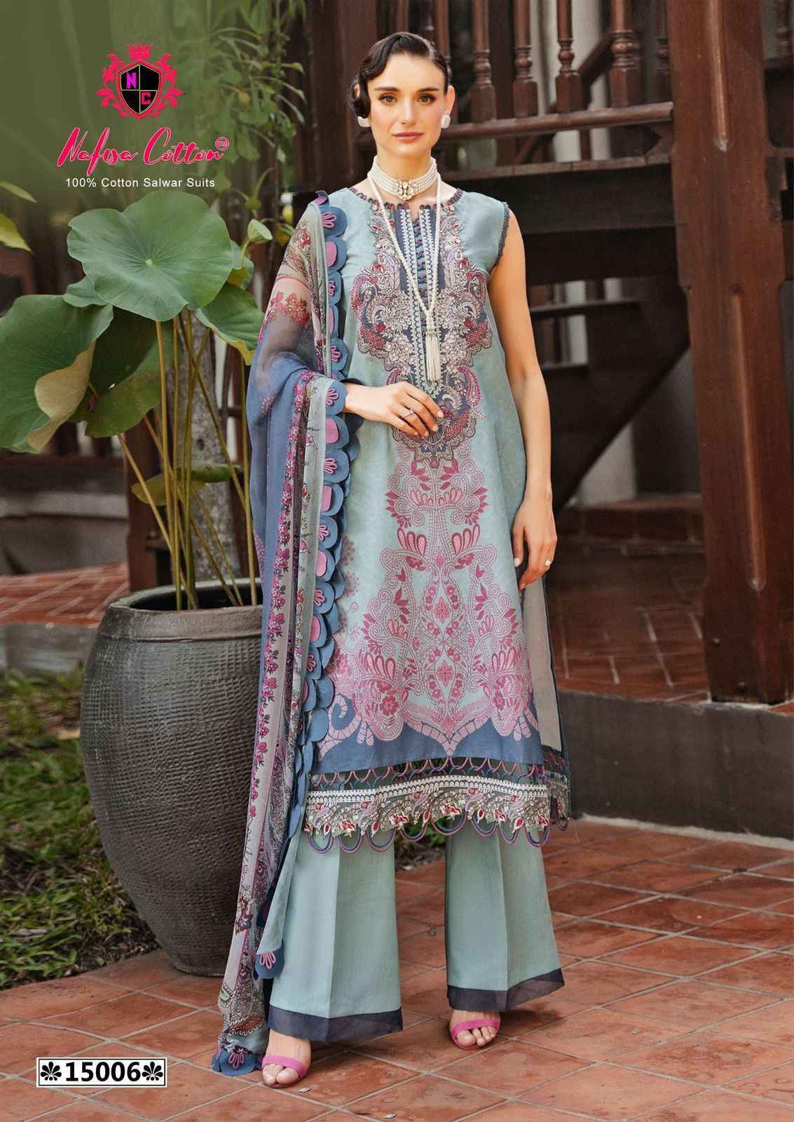 Nafisa Cotton Monsoon Vol-15 Cotton Dress Material (6 pcs Catalogue)