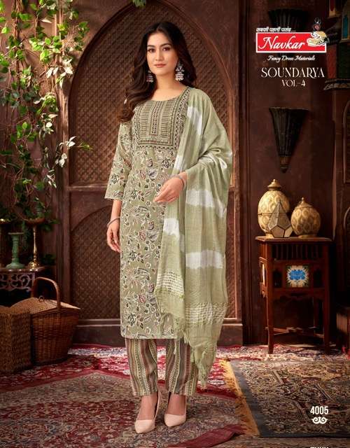 Navkar Soundarya Vol 4 Capsule Kurti Combo 8 pcs Catalogue