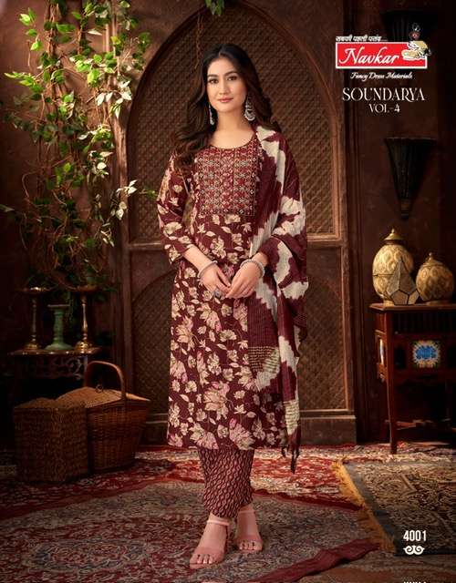 Navkar Soundarya Vol 4 Capsule Kurti Combo 8 pcs Catalogue