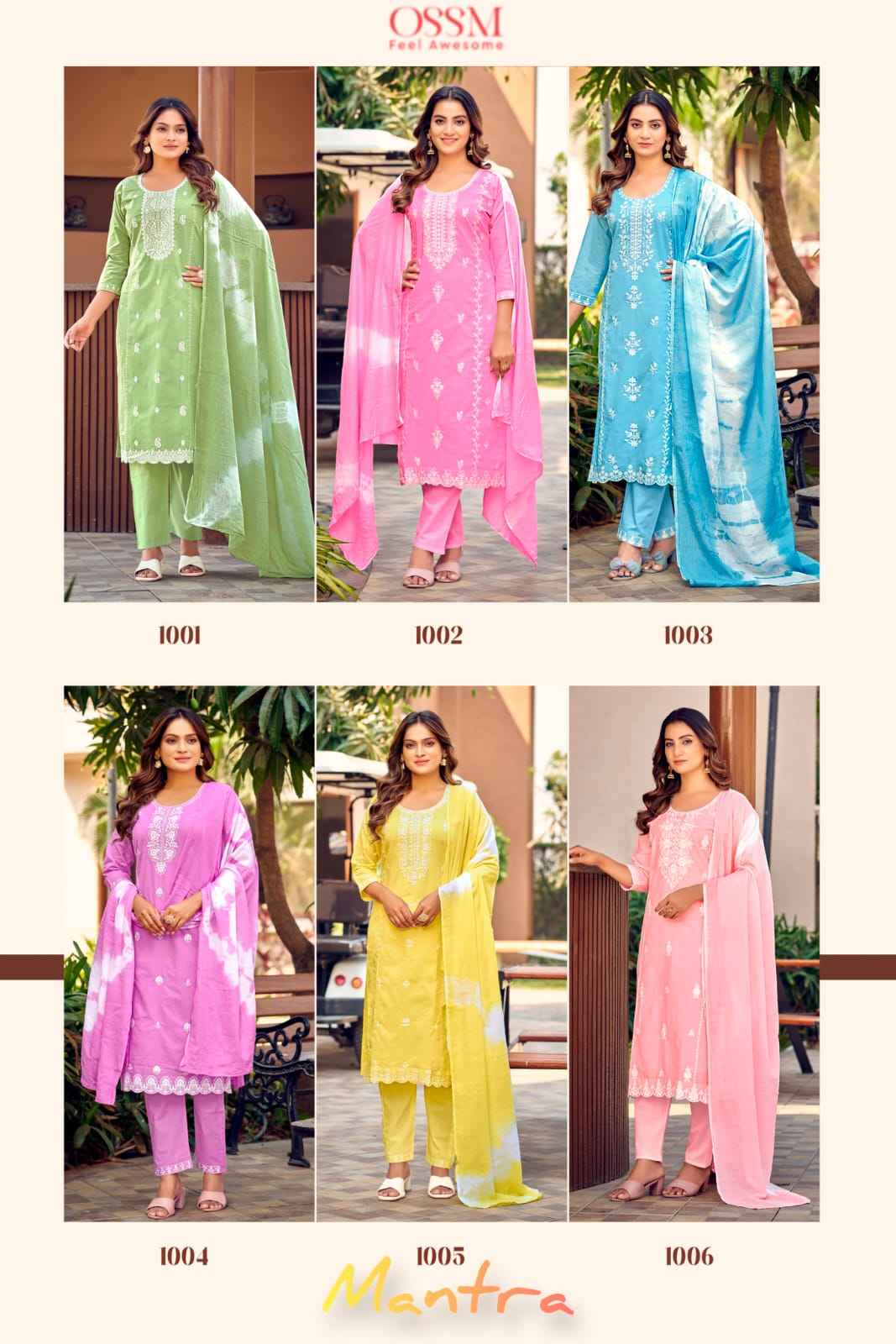 Ossm Mantra Cotton Kurti Combo 6 pcs Catalogue