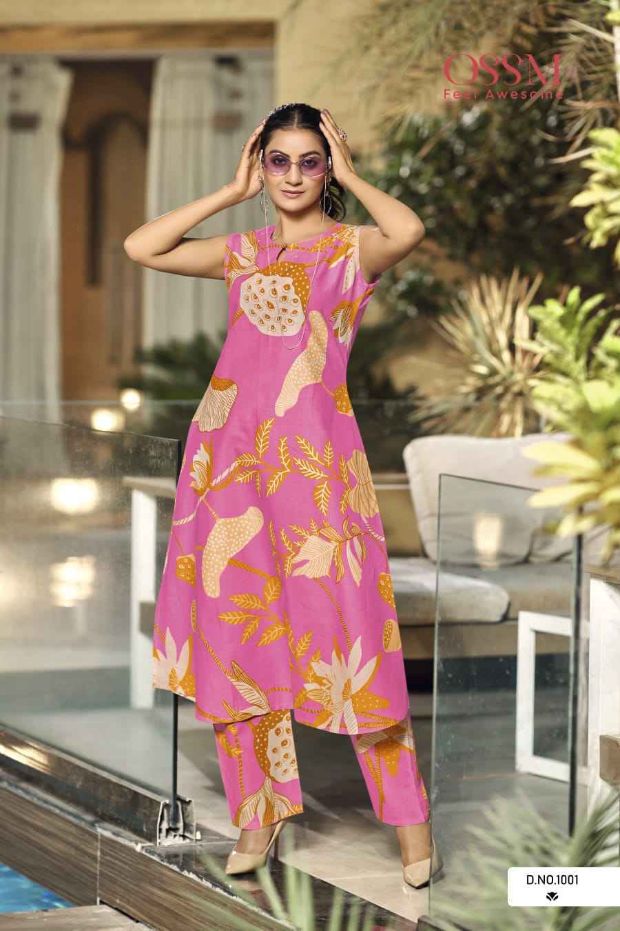 Ossm Summer Threads Cotton Co ord Set (6 pcs Catalogue)