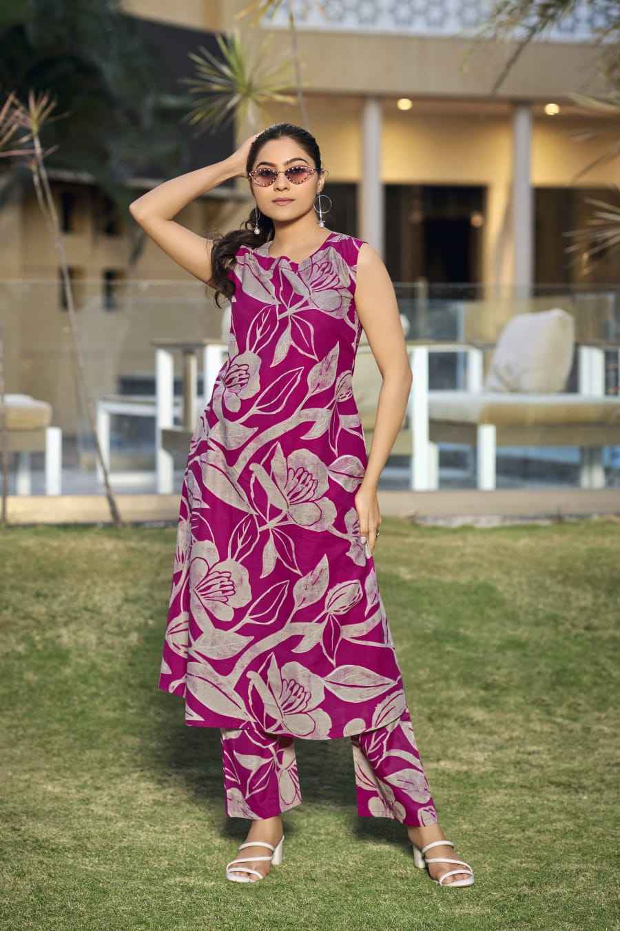 Ossm Summer Threads Cotton Co ord Set (6 pcs Catalogue)