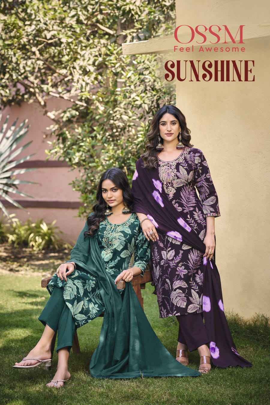 Ossm Sunshine Cotton Kurti Combo 6 pcs Catalogue