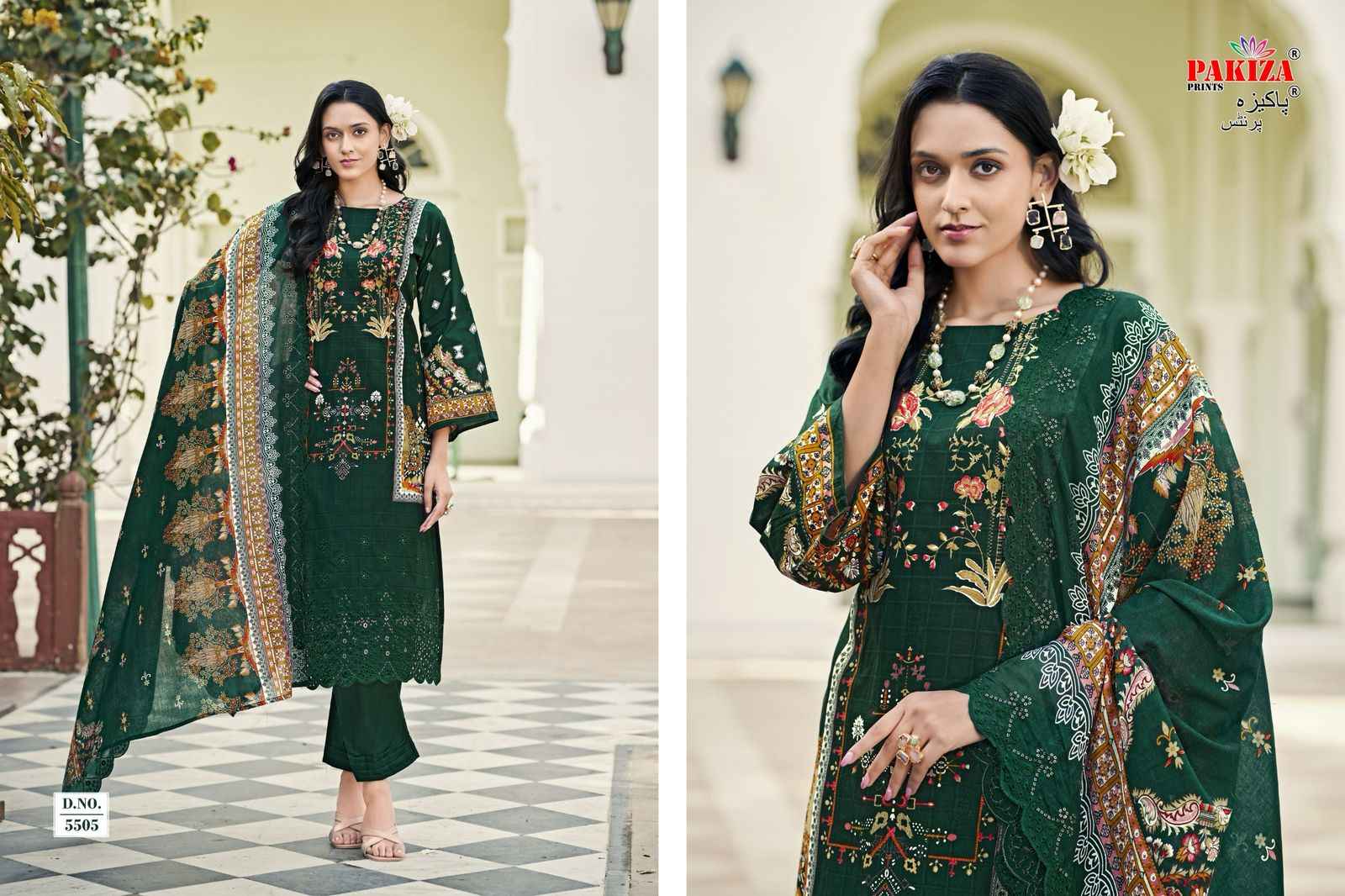 Pakiza Prints Himsa Vol 55 Lawn Dress Material 10 pcs Catalogue