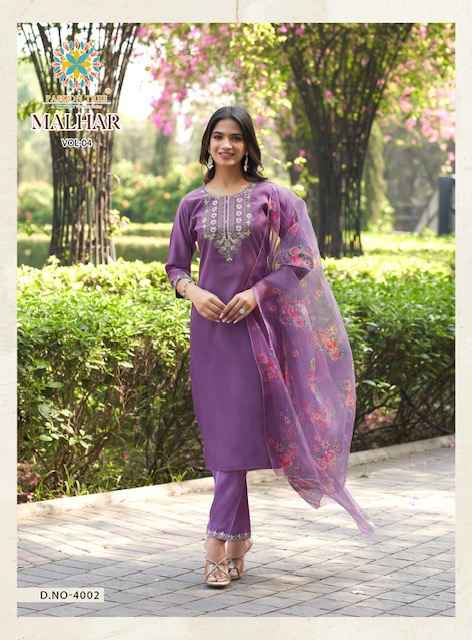Passion Tree Malhar Vol 4 Roman Silk Kurti Combo 8 pcs Catalogue