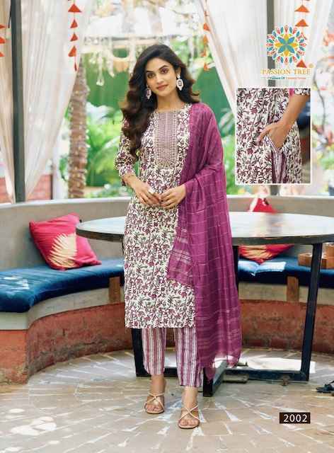 Passion Tree Minarva Vol-2 Rayon Readymade Suit (9 pcs Catalogue)