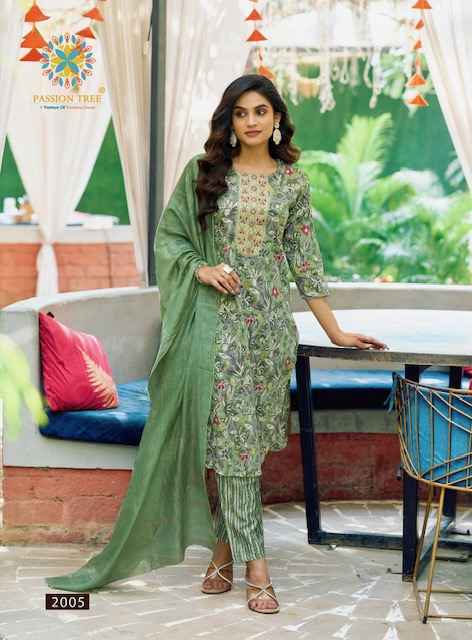 Passion Tree Minarva Vol-2 Rayon Readymade Suit (9 pcs Catalogue)