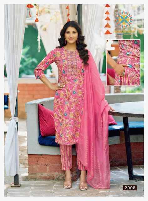 Passion Tree Minarva Vol-2 Rayon Readymade Suit (9 pcs Catalogue)
