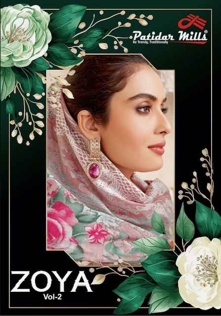 Patidar Mills Zoya Vol 2 Cotton Dress Material 8 pcs Catalogue