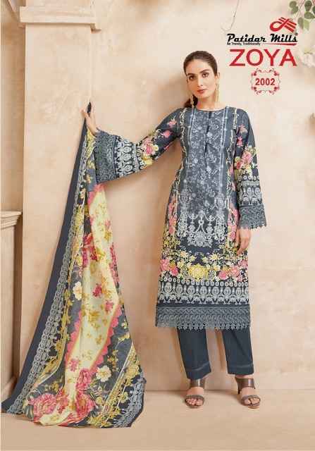 Patidar Mills Zoya Vol 2 Cotton Dress Material 8 pcs Catalogue