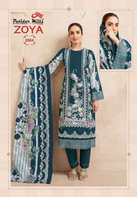 Patidar Mills Zoya Vol 2 Cotton Dress Material 8 pcs Catalogue