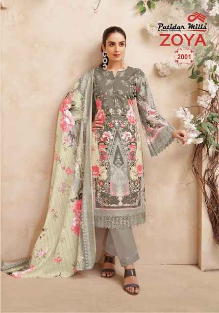 Patidar Mills Zoya Vol 2 Cotton Dress Material 8 pcs Catalogue