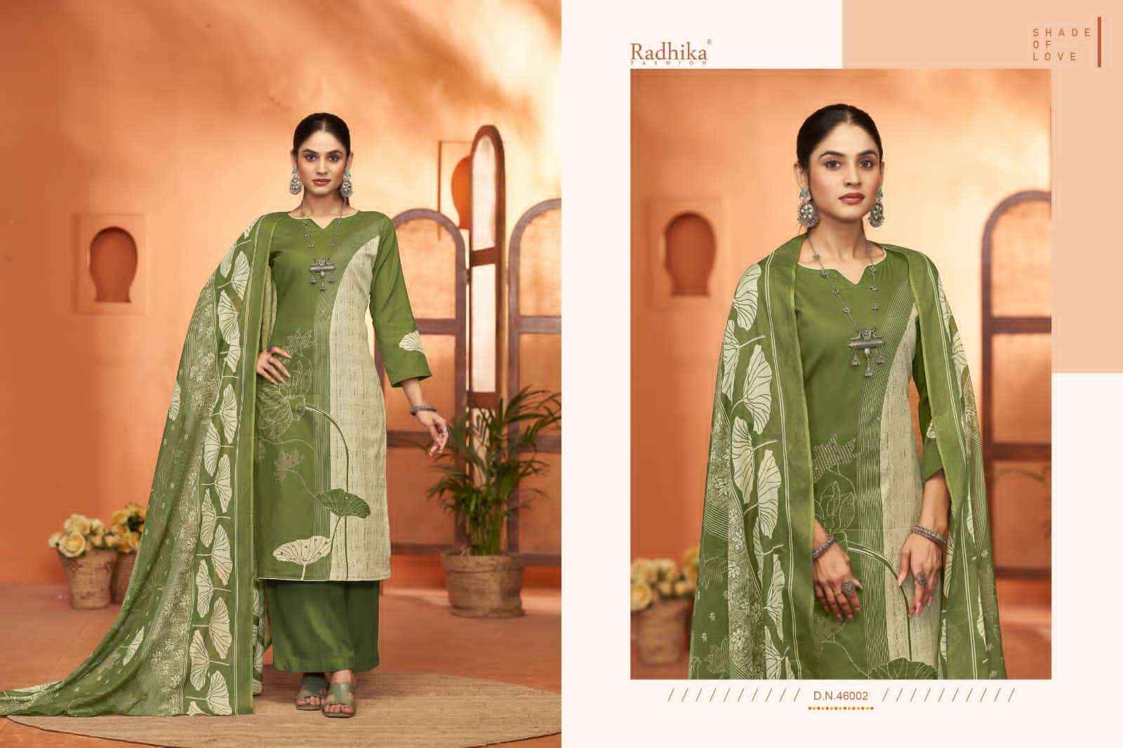 Radhika Fashion Azara Noori Lawn Cotton Dress Material 4 pcs Catalogue