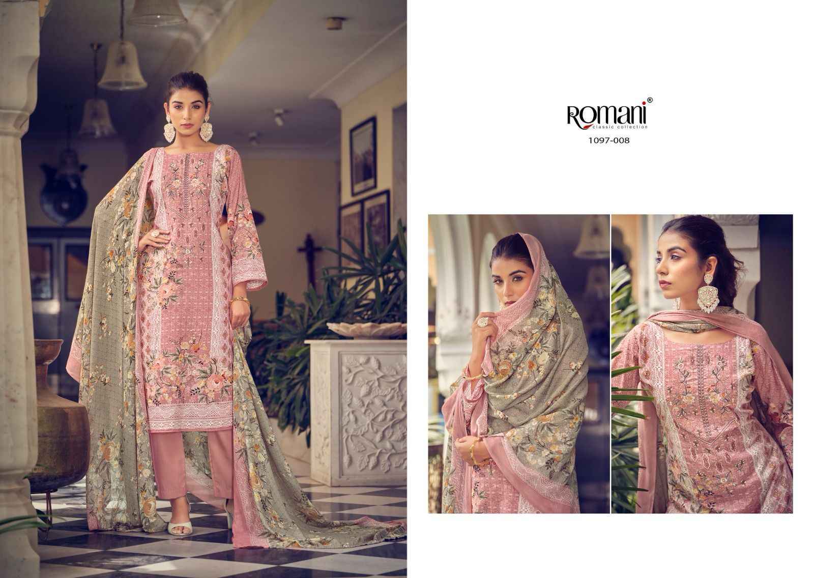 Romani Aarzu Vol-14 Cotton Dress Material (8 pcs Catalogue)