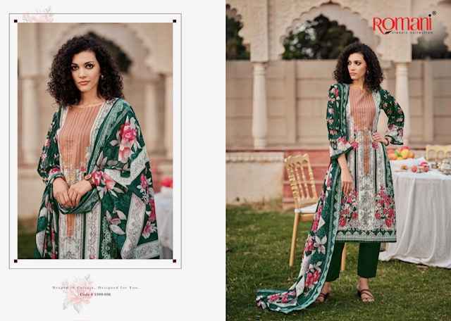 Romani Saniya Soft Cotton Dress Material (8 pcs Catalogue)