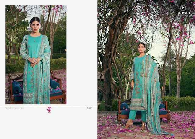 Rupali Fashion Kohinoor Lawn Cotton Dress Material 4 pcs Catalogue