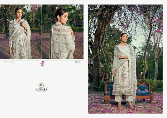 Rupali Fashion Kohinoor Lawn Cotton Dress Material 4 pcs Catalogue