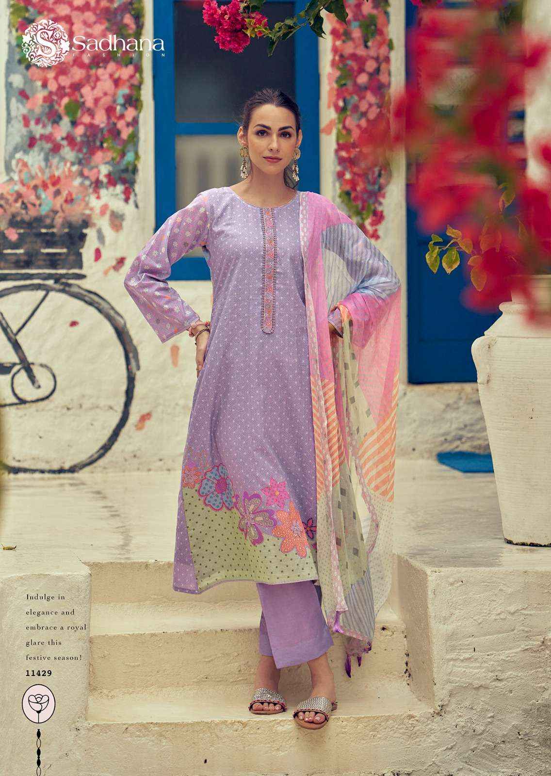 Sadhna Fashion Garden Of Eden Lawn Cotton Dress Material 6 pcs Catalogue