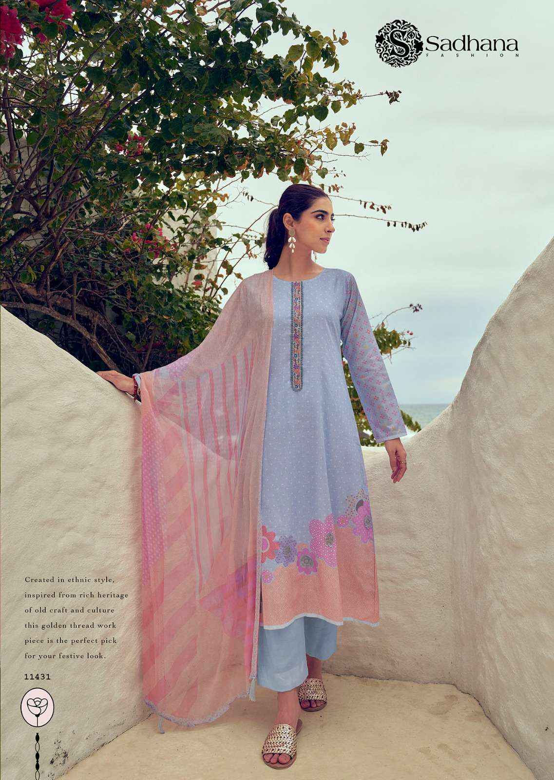 Sadhna Fashion Garden Of Eden Lawn Cotton Dress Material 6 pcs Catalogue