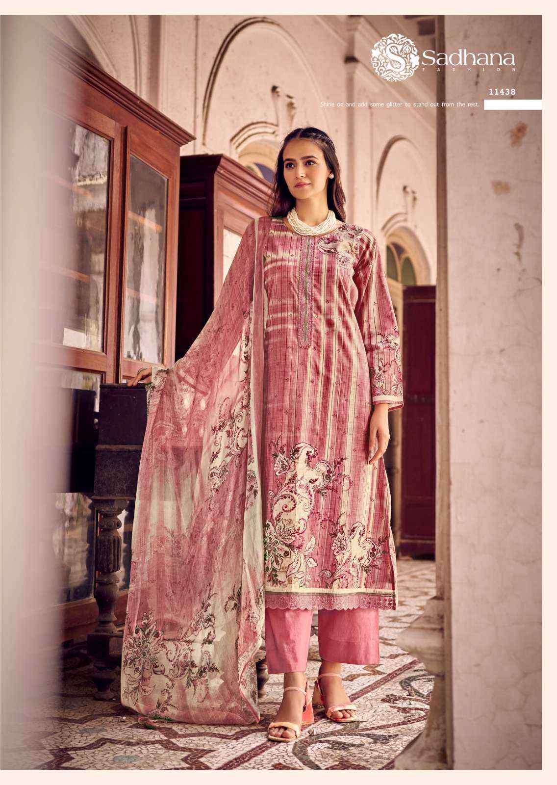 Sadhna Fashion Rohi Lawn Cotton Dress Material 6 pcs Catalogue