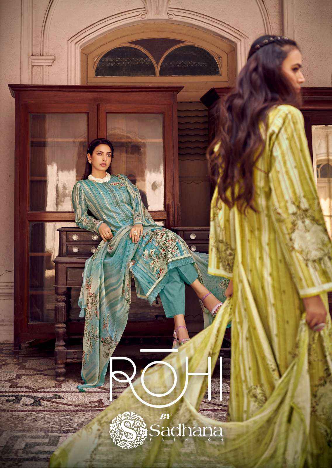 Sadhna Fashion Rohi Lawn Cotton Dress Material 6 pcs Catalogue