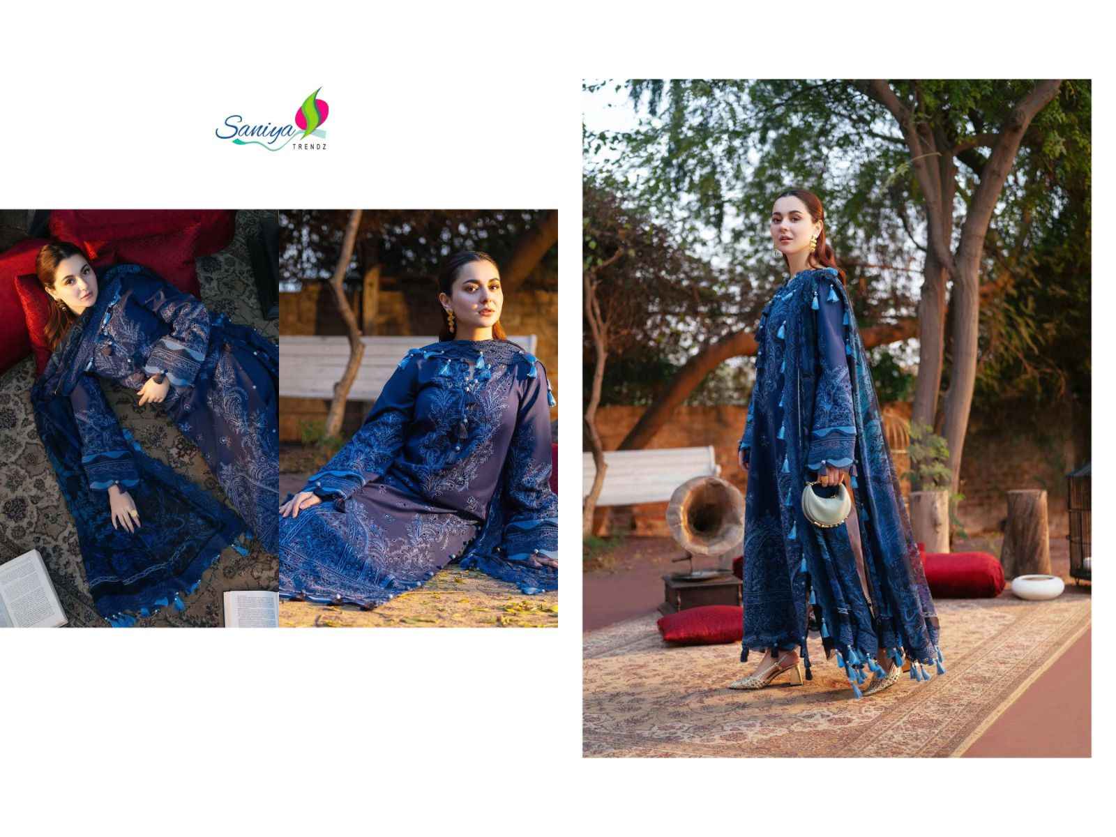 Saniya Trendz Ombre Vol 26 Cotton Dress Material 2 pcs Catalogue