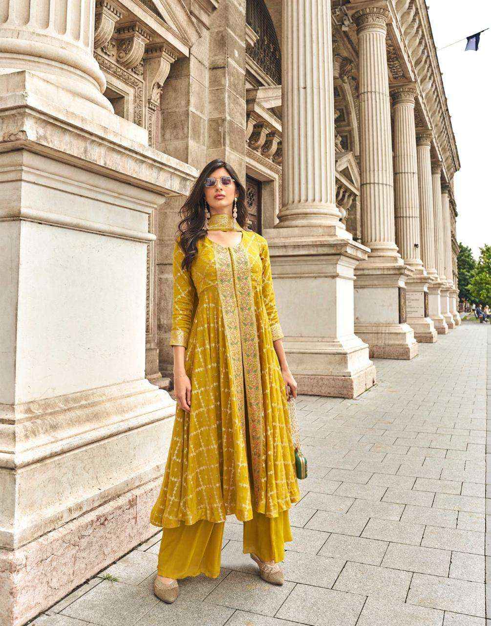 Sayuri Designer Rangreza Readymade Georgette Dress 3 pcs Catalogue