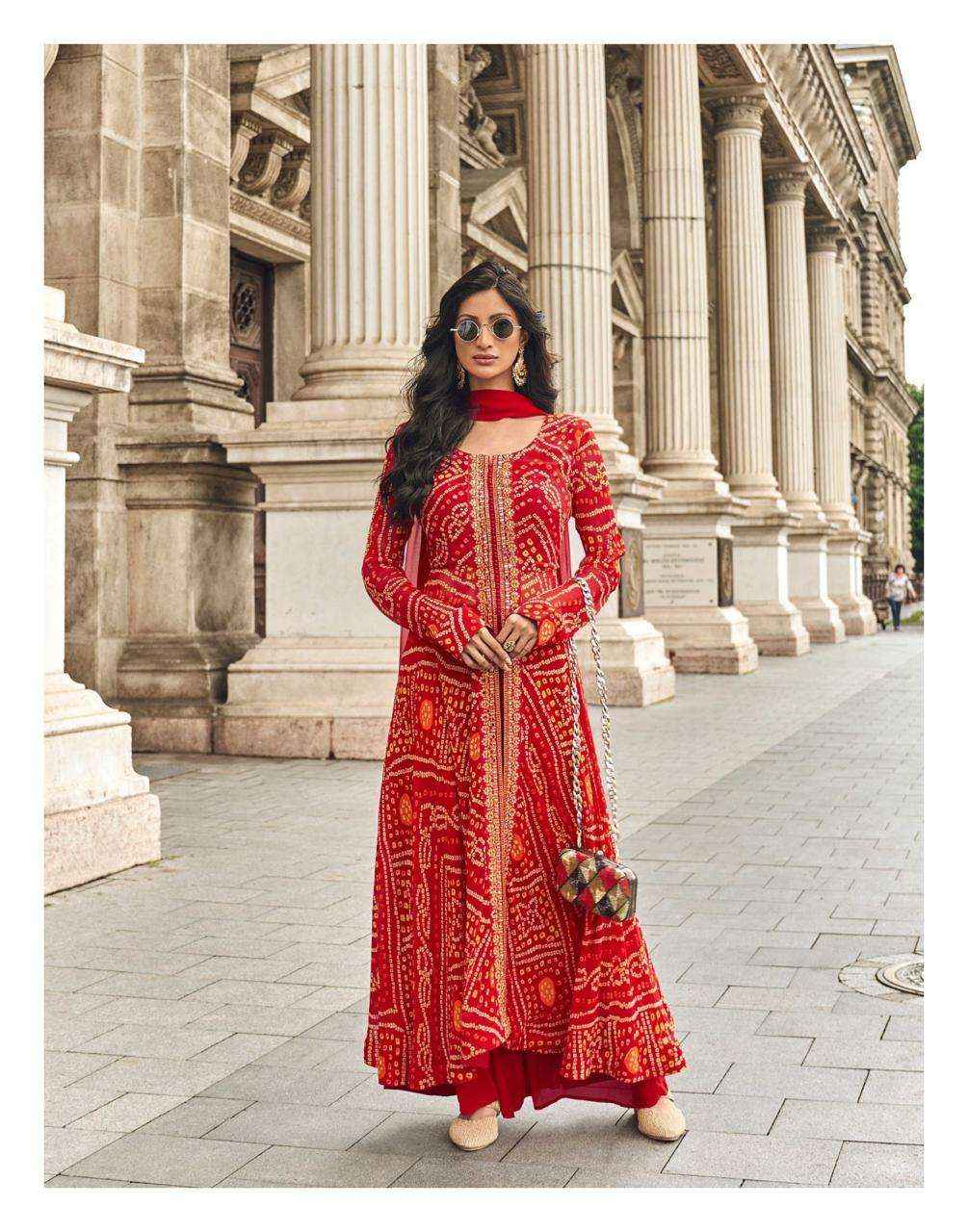 Sayuri Designer Rangreza Readymade Georgette Dress 3 pcs Catalogue