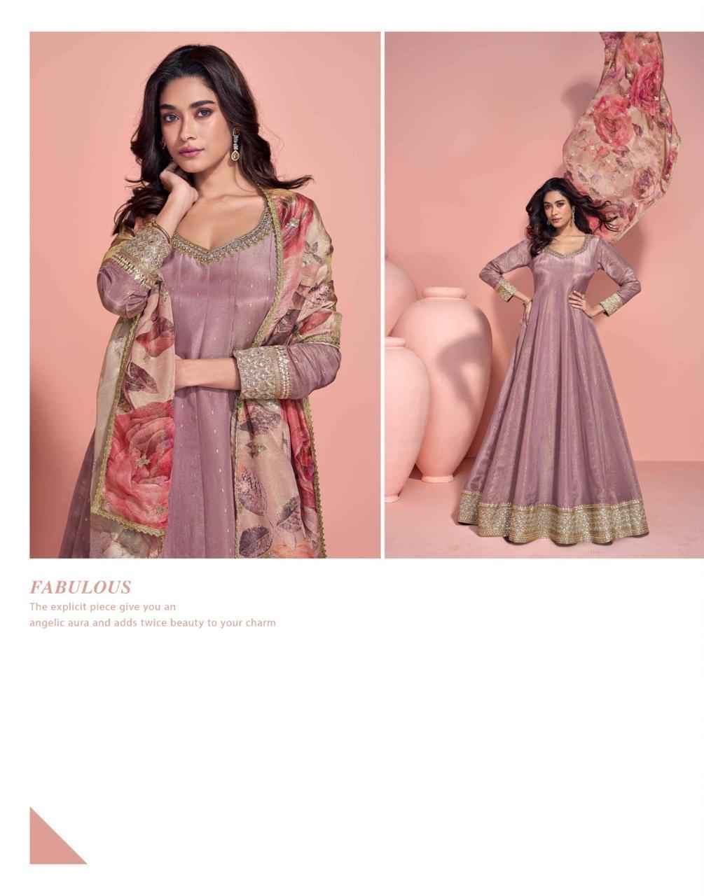 Sayuri Designer Sikha Readymade Viscouse Organza Silk Dress (3 pcs Catalogue)
