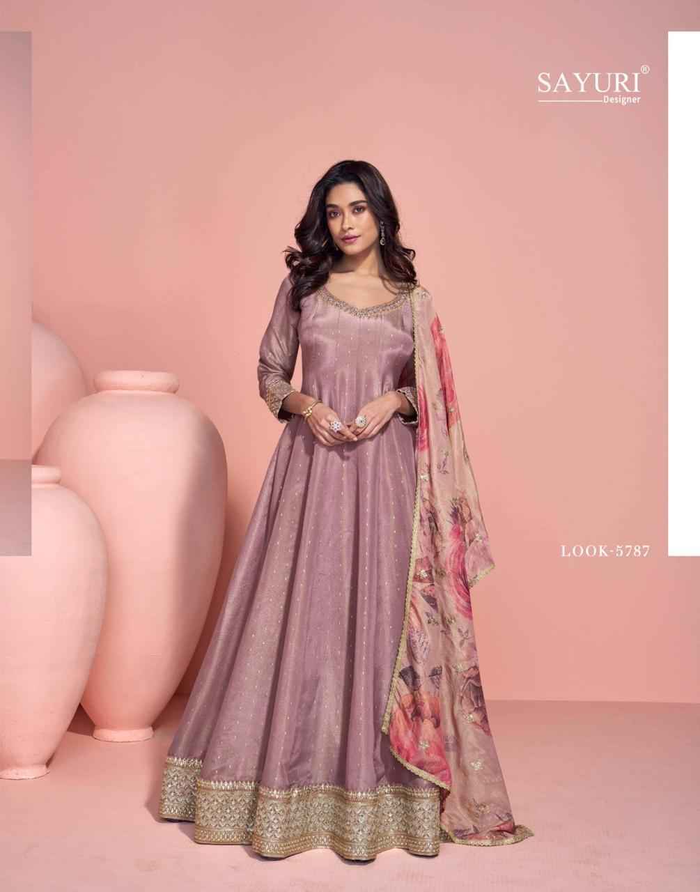 Sayuri Designer Sikha Readymade Viscouse Organza Silk Dress (3 pcs Catalogue)