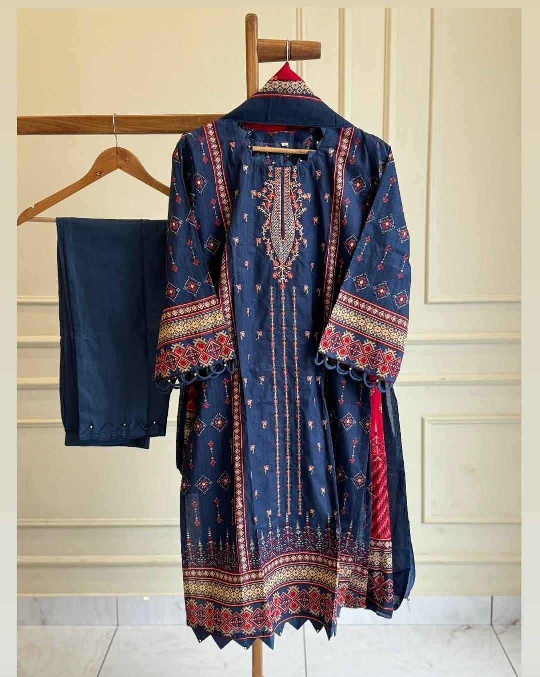 Shraddha Designer Bin Saeed Vol-12  Cotton Readymade Dress (4 pcs Catalogue)